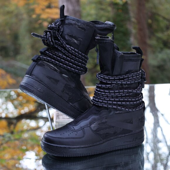 Nike SF Air Force 1 High Black - Picture 4 of 13